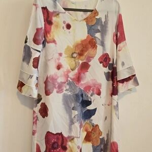 Vibrant Floral Mini Dress